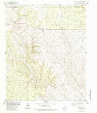 Estelline NE Texas Historical topographic map, 1:24000 scale, 7.5 X 7.5 Minute, Year 1984