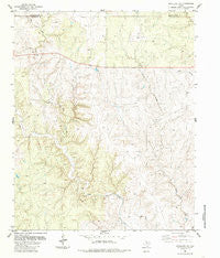 Estelline NE Texas Historical topographic map, 1:24000 scale, 7.5 X 7.5 Minute, Year 1984