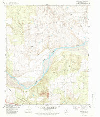 Estelline SE Texas Historical topographic map, 1:24000 scale, 7.5 X 7.5 Minute, Year 1985