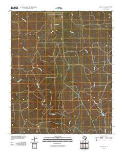 Estelline NE Texas Historical topographic map, 1:24000 scale, 7.5 X 7.5 Minute, Year 2010
