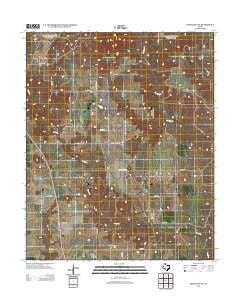 Estelline NW Texas Historical topographic map, 1:24000 scale, 7.5 X 7.5 Minute, Year 2012