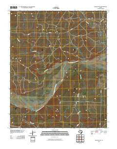 Estelline SE Texas Historical topographic map, 1:24000 scale, 7.5 X 7.5 Minute, Year 2010