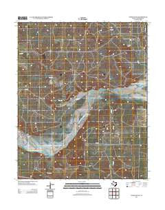 Estelline SE Texas Historical topographic map, 1:24000 scale, 7.5 X 7.5 Minute, Year 2013