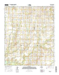 Ethel Texas Current topographic map, 1:24000 scale, 7.5 X 7.5 Minute, Year 2016