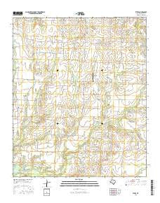 Ethel Texas Current topographic map, 1:24000 scale, 7.5 X 7.5 Minute, Year 2016