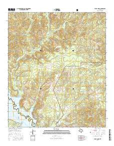 Etoile North Texas Current topographic map, 1:24000 scale, 7.5 X 7.5 Minute, Year 2016
