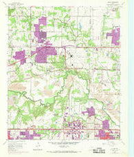 Euless Texas Historical topographic map, 1:24000 scale, 7.5 X 7.5 Minute, Year 1959