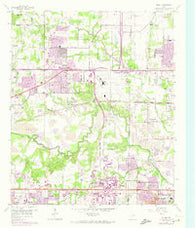 Euless Texas Historical topographic map, 1:24000 scale, 7.5 X 7.5 Minute, Year 1959