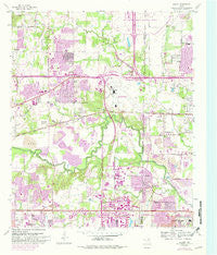 Euless Texas Historical topographic map, 1:24000 scale, 7.5 X 7.5 Minute, Year 1959