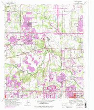 Euless Texas Historical topographic map, 1:24000 scale, 7.5 X 7.5 Minute, Year 1959