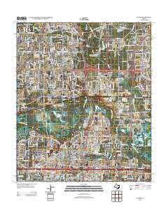 Euless Texas Historical topographic map, 1:24000 scale, 7.5 X 7.5 Minute, Year 2013
