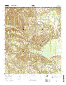Eunice Texas Current topographic map, 1:24000 scale, 7.5 X 7.5 Minute, Year 2016