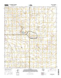 Eunice NE Texas Current topographic map, 1:24000 scale, 7.5 X 7.5 Minute, Year 2016
