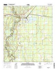 Evadale Texas Current topographic map, 1:24000 scale, 7.5 X 7.5 Minute, Year 2016