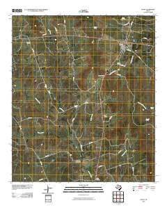 Evant Texas Historical topographic map, 1:24000 scale, 7.5 X 7.5 Minute, Year 2010