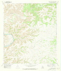 Everett Canyon Texas Historical topographic map, 1:24000 scale, 7.5 X 7.5 Minute, Year 1970
