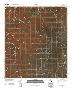 Everett Canyon Texas Historical topographic map, 1:24000 scale, 7.5 X 7.5 Minute, Year 2010