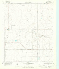 Exum Texas Historical topographic map, 1:24000 scale, 7.5 X 7.5 Minute, Year 1965