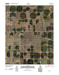 Exum Texas Historical topographic map, 1:24000 scale, 7.5 X 7.5 Minute, Year 2010