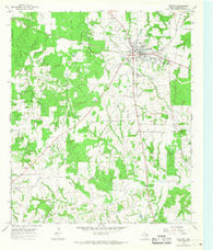 Fairfield Texas Historical topographic map, 1:24000 scale, 7.5 X 7.5 Minute, Year 1965