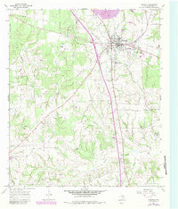 Fairfield Texas Historical topographic map, 1:24000 scale, 7.5 X 7.5 Minute, Year 1965