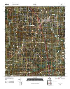 Fairfield Texas Historical topographic map, 1:24000 scale, 7.5 X 7.5 Minute, Year 2010