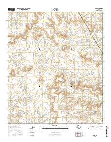 Fairy Texas Current topographic map, 1:24000 scale, 7.5 X 7.5 Minute, Year 2016