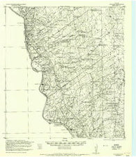 Falcon Texas Historical topographic map, 1:62500 scale, 15 X 15 Minute, Year 1938