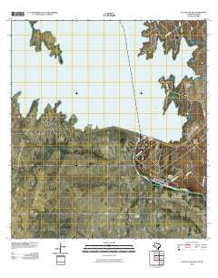 Falcon Village Texas Historical topographic map, 1:24000 scale, 7.5 X 7.5 Minute, Year 2010