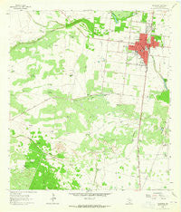 Falfurrias Texas Historical topographic map, 1:24000 scale, 7.5 X 7.5 Minute, Year 1963