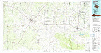Falfurrias Texas Historical topographic map, 1:100000 scale, 30 X 60 Minute, Year 1985
