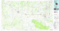 Falfurrias Texas Historical topographic map, 1:100000 scale, 30 X 60 Minute, Year 1985