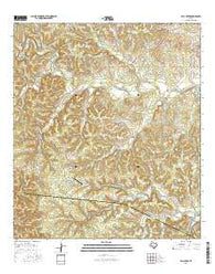Fall Creek Texas Current topographic map, 1:24000 scale, 7.5 X 7.5 Minute, Year 2016