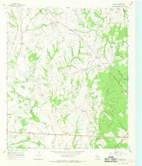 Fallon Texas Historical topographic map, 1:24000 scale, 7.5 X 7.5 Minute, Year 1966