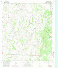 Fallon Texas Historical topographic map, 1:24000 scale, 7.5 X 7.5 Minute, Year 1966