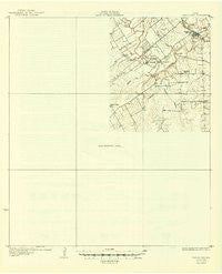 Falls City Texas Historical topographic map, 1:62500 scale, 15 X 15 Minute, Year 1931