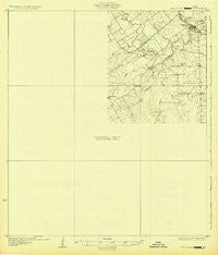 Falls City Texas Historical topographic map, 1:62500 scale, 15 X 15 Minute, Year 1931