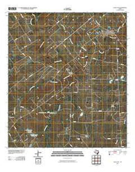 Falls City Texas Historical topographic map, 1:24000 scale, 7.5 X 7.5 Minute, Year 2010