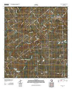 Falls City Texas Historical topographic map, 1:24000 scale, 7.5 X 7.5 Minute, Year 2010