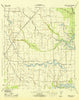 Fannett East Texas Historical topographic map, 1:31680 scale, 7.5 X 7.5 Minute, Year 1945