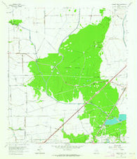 Fannett West Texas Historical topographic map, 1:24000 scale, 7.5 X 7.5 Minute, Year 1962