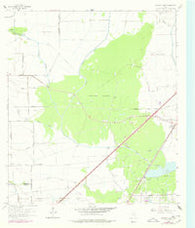 Fannett West Texas Historical topographic map, 1:24000 scale, 7.5 X 7.5 Minute, Year 1962