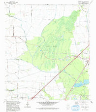 Fannett West Texas Historical topographic map, 1:24000 scale, 7.5 X 7.5 Minute, Year 1993