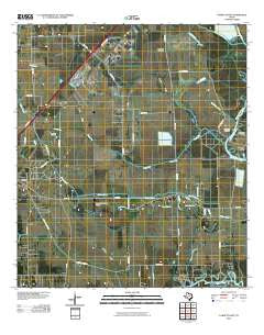 Fannett East Texas Historical topographic map, 1:24000 scale, 7.5 X 7.5 Minute, Year 2010