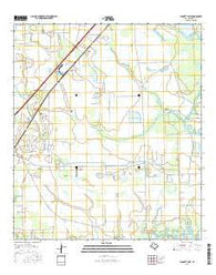Fannett East Texas Current topographic map, 1:24000 scale, 7.5 X 7.5 Minute, Year 2016