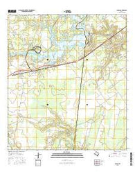Fannin Texas Current topographic map, 1:24000 scale, 7.5 X 7.5 Minute, Year 2016