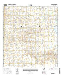 Farias Ranch Texas Current topographic map, 1:24000 scale, 7.5 X 7.5 Minute, Year 2016