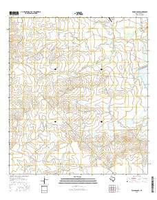 Farias Ranch Texas Current topographic map, 1:24000 scale, 7.5 X 7.5 Minute, Year 2016