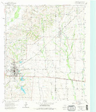 Farmersville Texas Historical topographic map, 1:24000 scale, 7.5 X 7.5 Minute, Year 1962