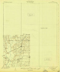 Farmersville Texas Historical topographic map, 1:62500 scale, 15 X 15 Minute, Year 1930